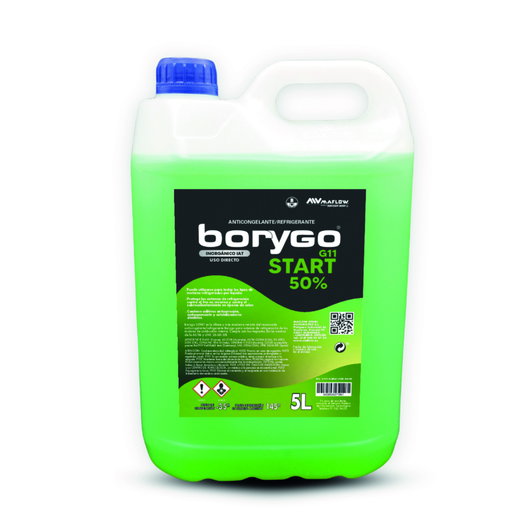Anticongelante Refrigerante BORYGO Start MAFLOW SPAIN AUTOMOTIVE 