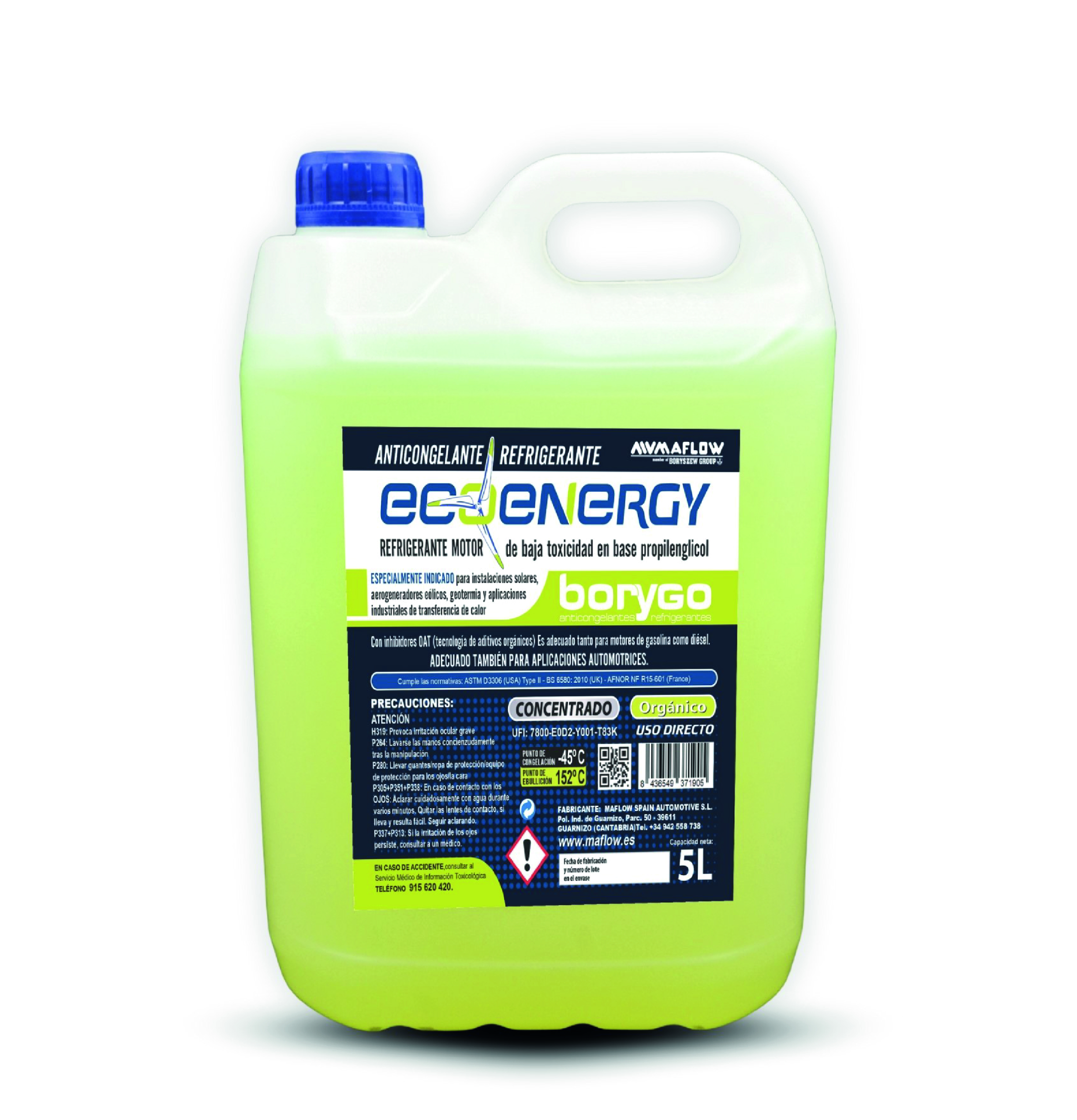 Anticongelante-Refrigerante BORYGO Eco Energy