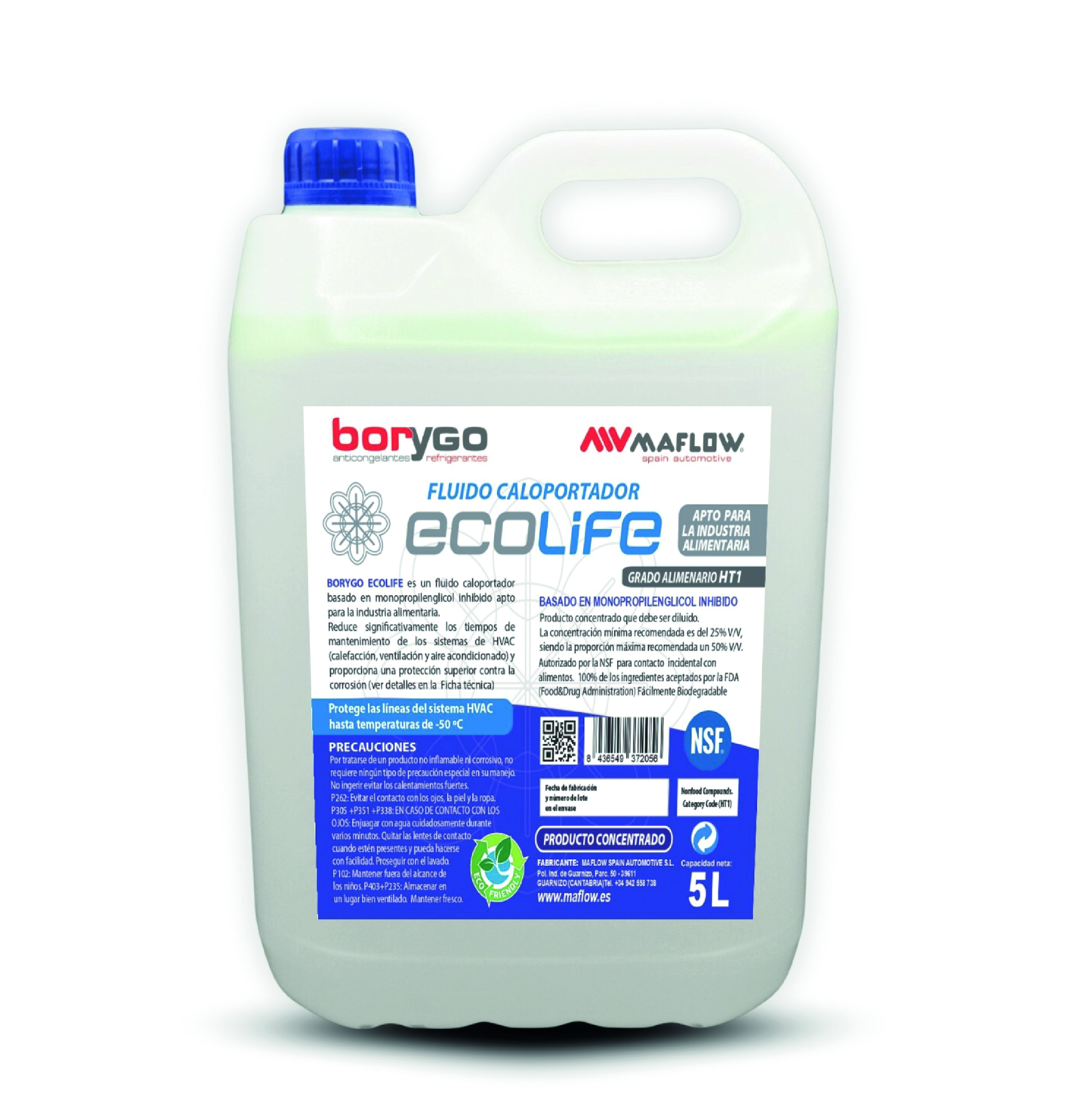 Refrigerante industrial BORYGO Eco Life